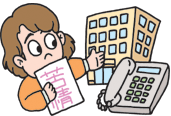 苦情の受付イラスト